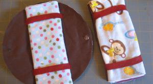 صورة: صنع فوط الدورة الشهرية من القماش