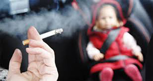 لا تعرض طفلك الى دخان السجائر صورة: لا تعرض طفلك الى دخان السجائر