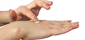 صورة: الجلسرين و خلطة الخل و خلطة الألوفيرا