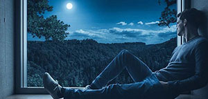 صورة: الذهاب إلى السرير مبكرا و عزل النفس عن المشتتات