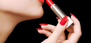 صورة: الروج و صنع الروج من الألوان المائية